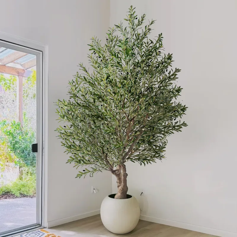 TikTok big artificial olive tr - Christmas Tree Artificial review and price