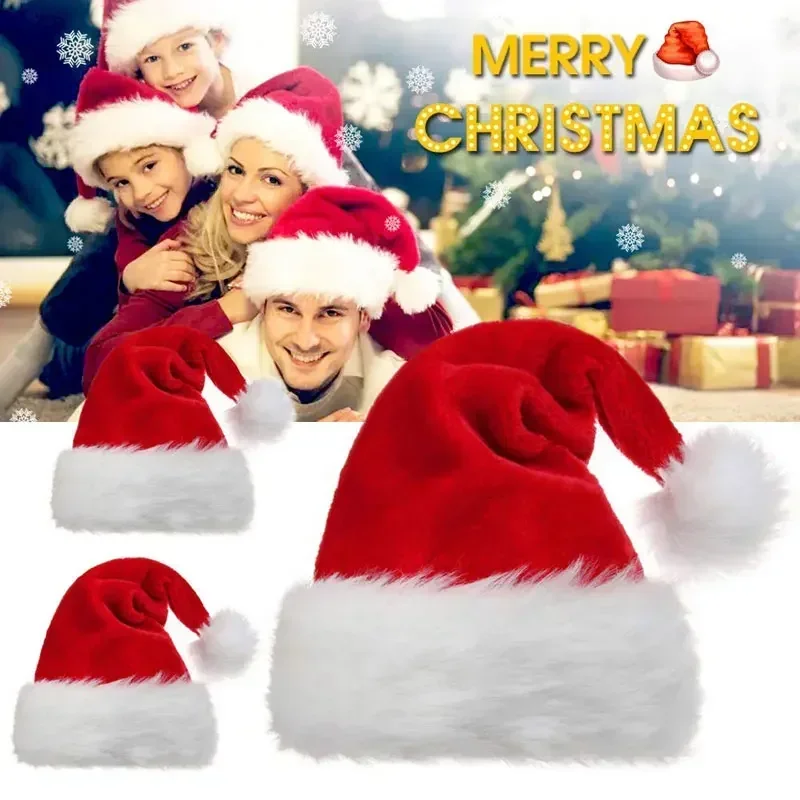 5/1PCS Christmas Hat Plush Adu - Santa Hat Plush review and price