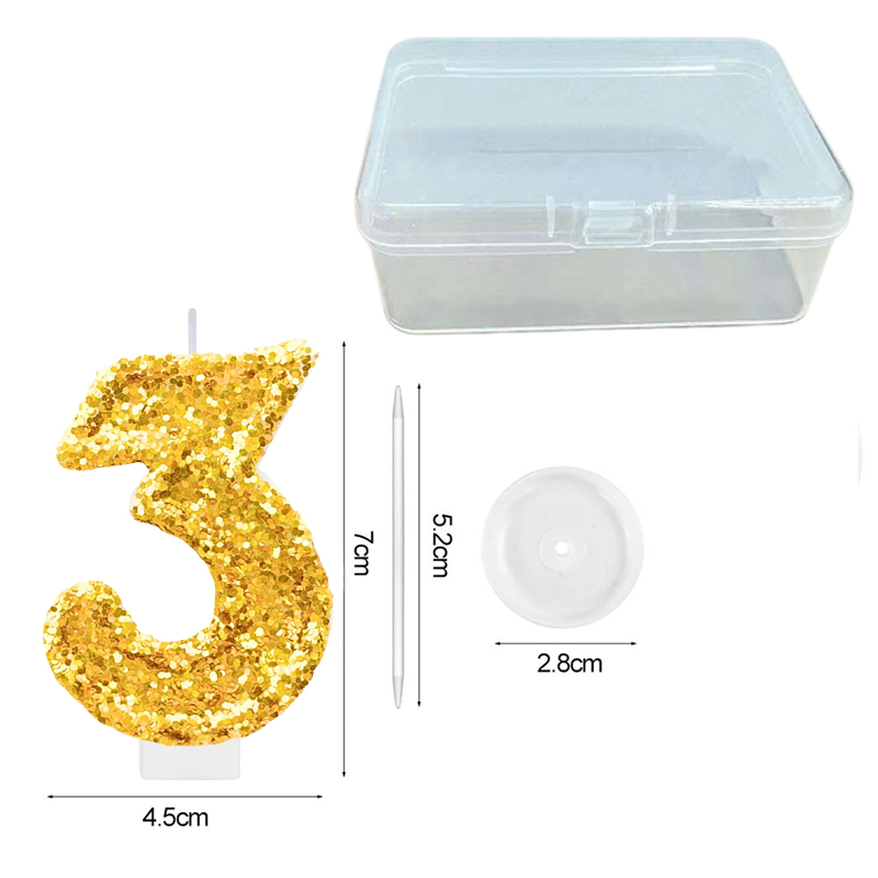 Digital Birthday Candle Gold C - Holiday Candle Set review and price