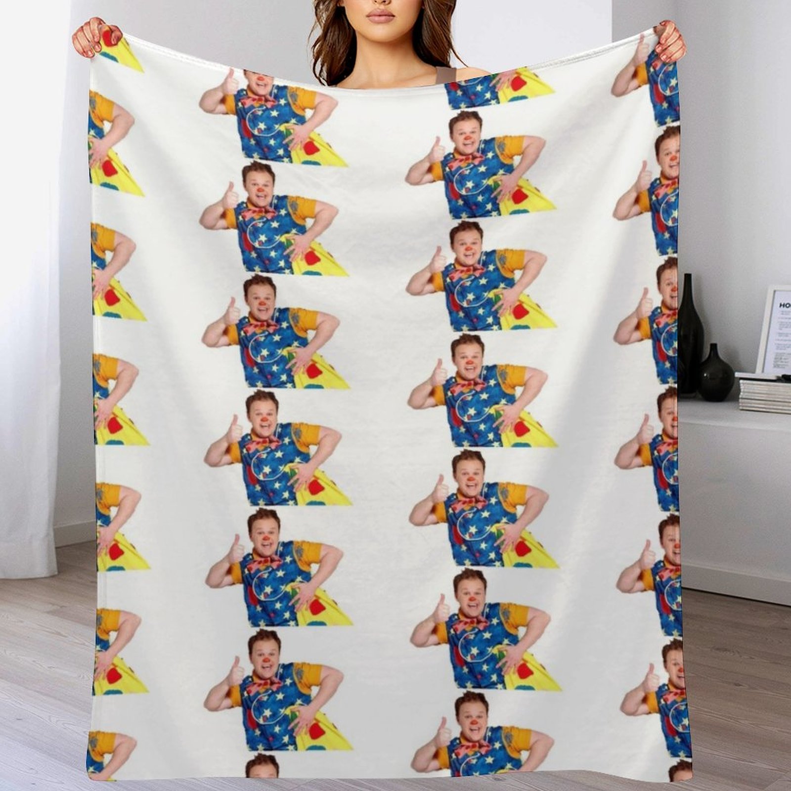 Mr Tumble Throw Blanket Cozy H - Christmas Throw Blanket review and price