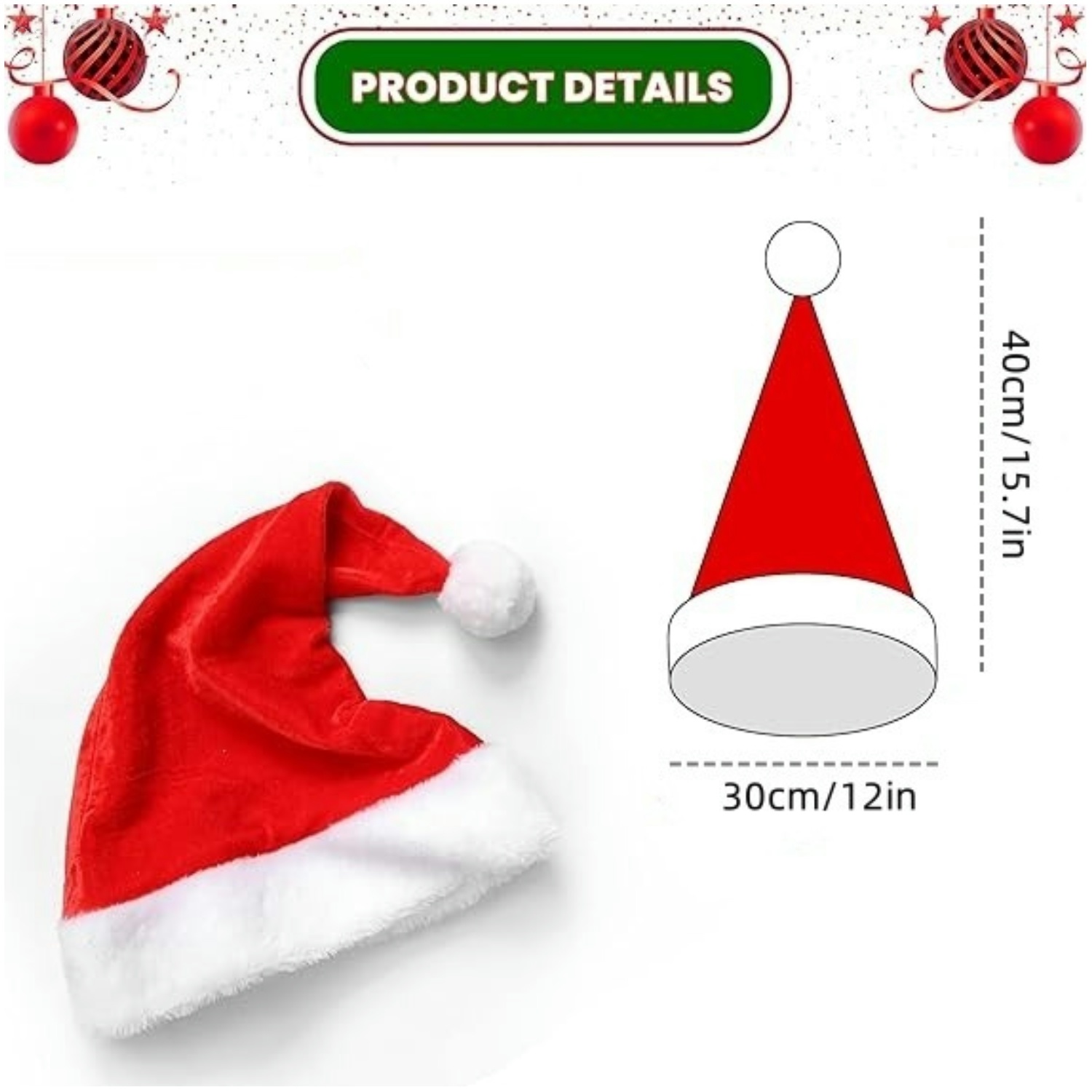 Fluffy Red Santa Hats Set with - Santa Hat Plush review and price
