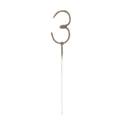 Number 3 Sparkler Flame Candle - Holiday Candle Set review and price