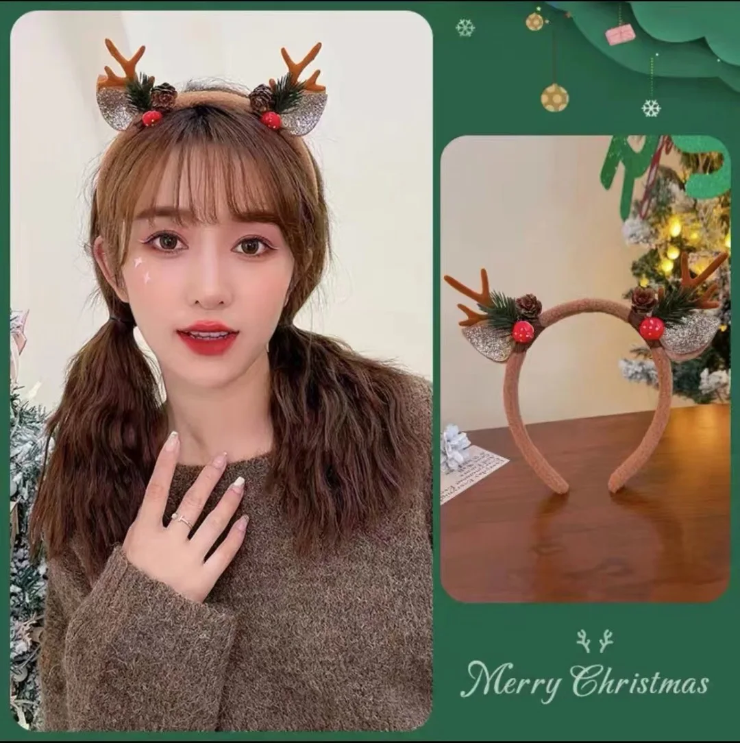 Christmas Headband Reindeer An - Reindeer Antlers Headband review and price