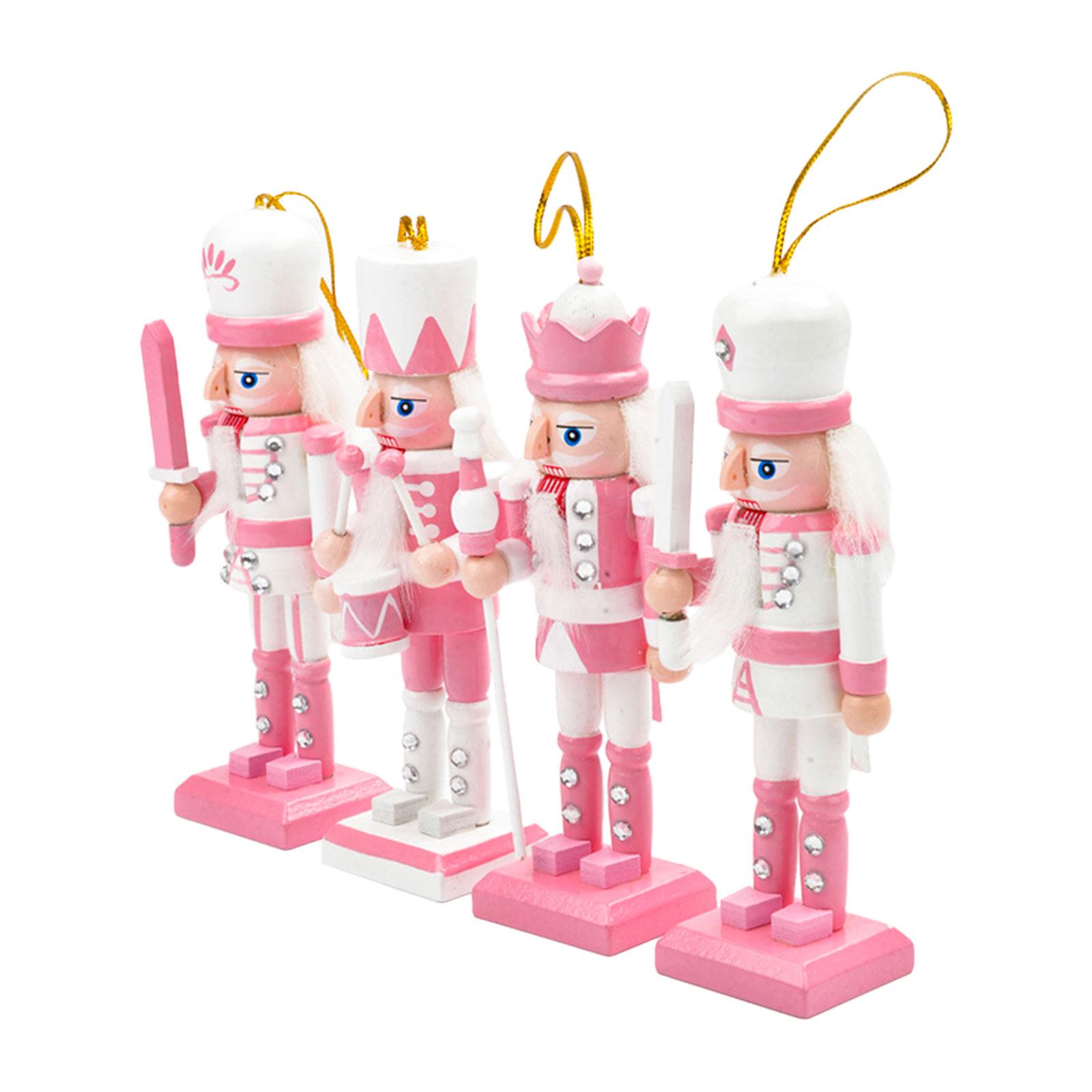 4x Wooden Nutcracker Soldier F - Nutcracker Figurine review and price