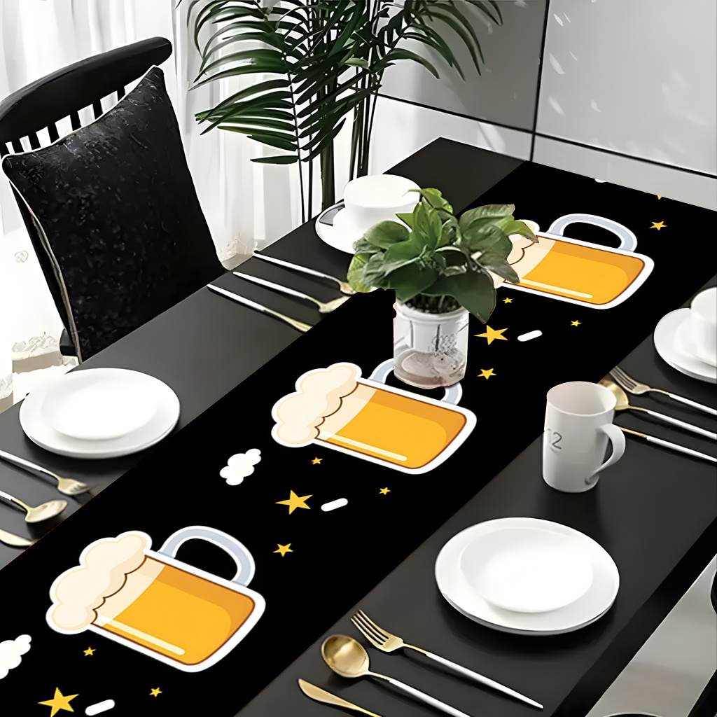1pc 2D Flat Printed Table Runn - Christmas Table Runner review and price