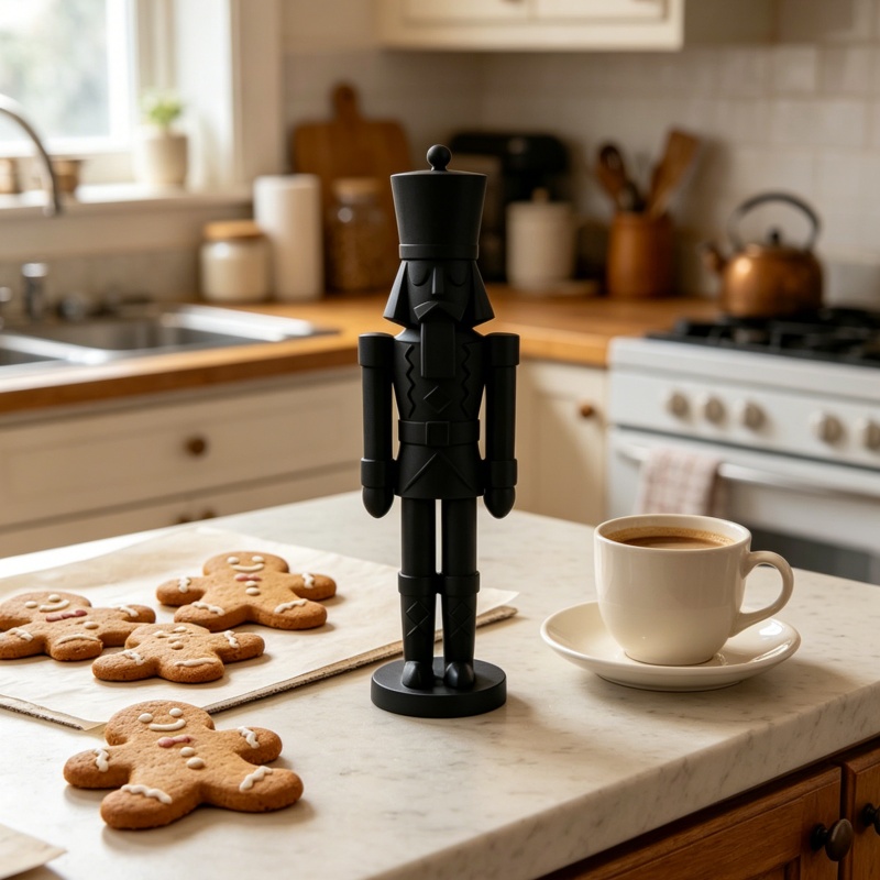 Minimalist Black Nutcracker So - Nutcracker Figurine review and price