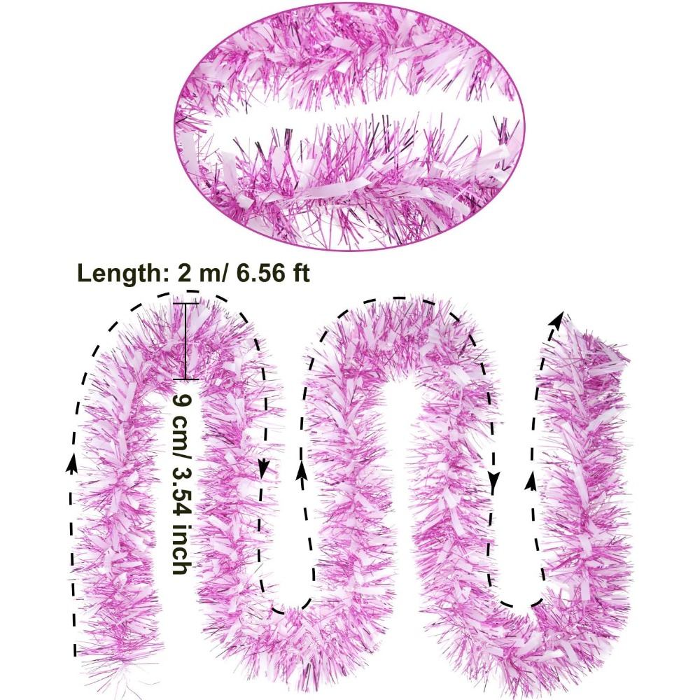 6 Pieces Valentine's Day Tinse - Tinsel Garland Decoration review and price
