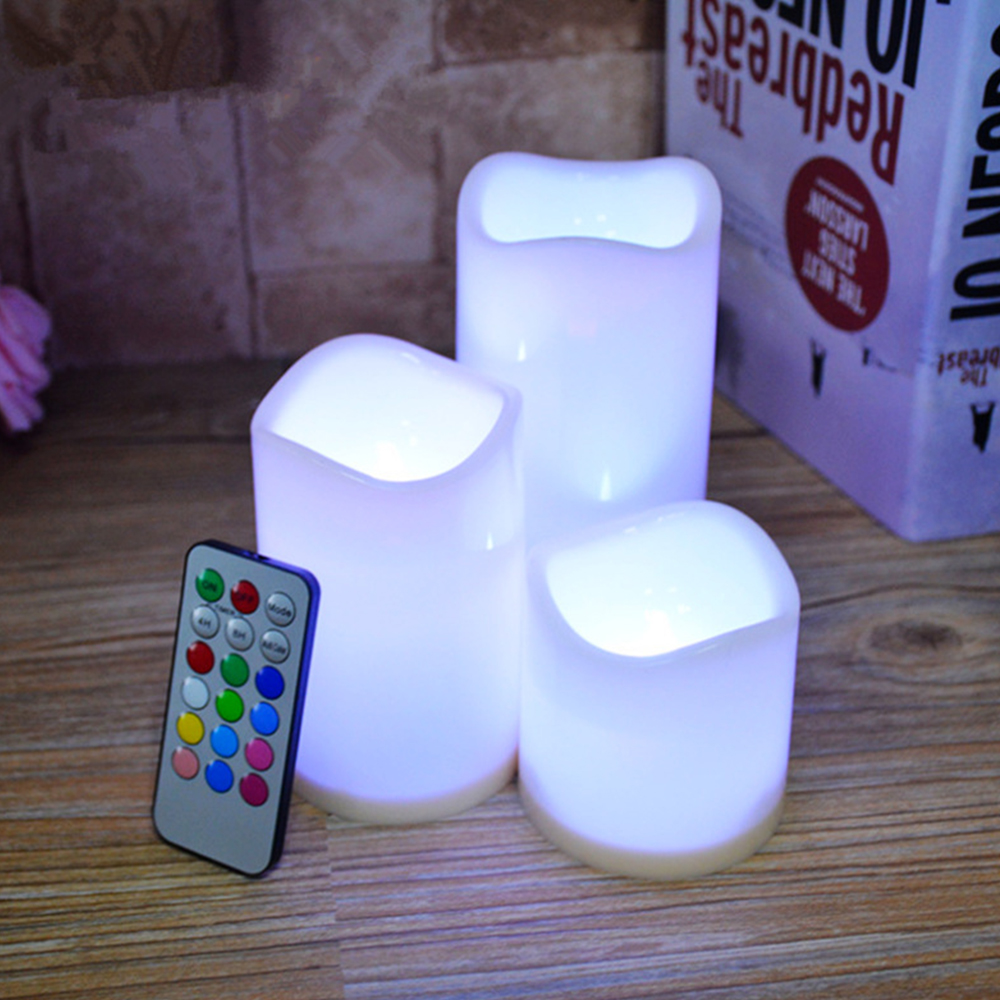 3pcs/ Set LED Flameless Flicke - Holiday Candle Set review and price