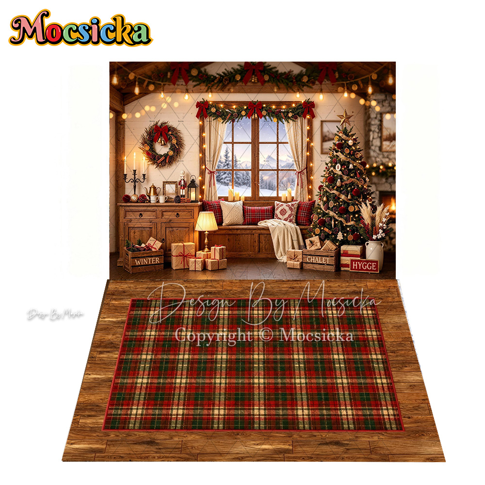 Mocsicka Retro Cabin Christmas - Christmas Throw Blanket review and price
