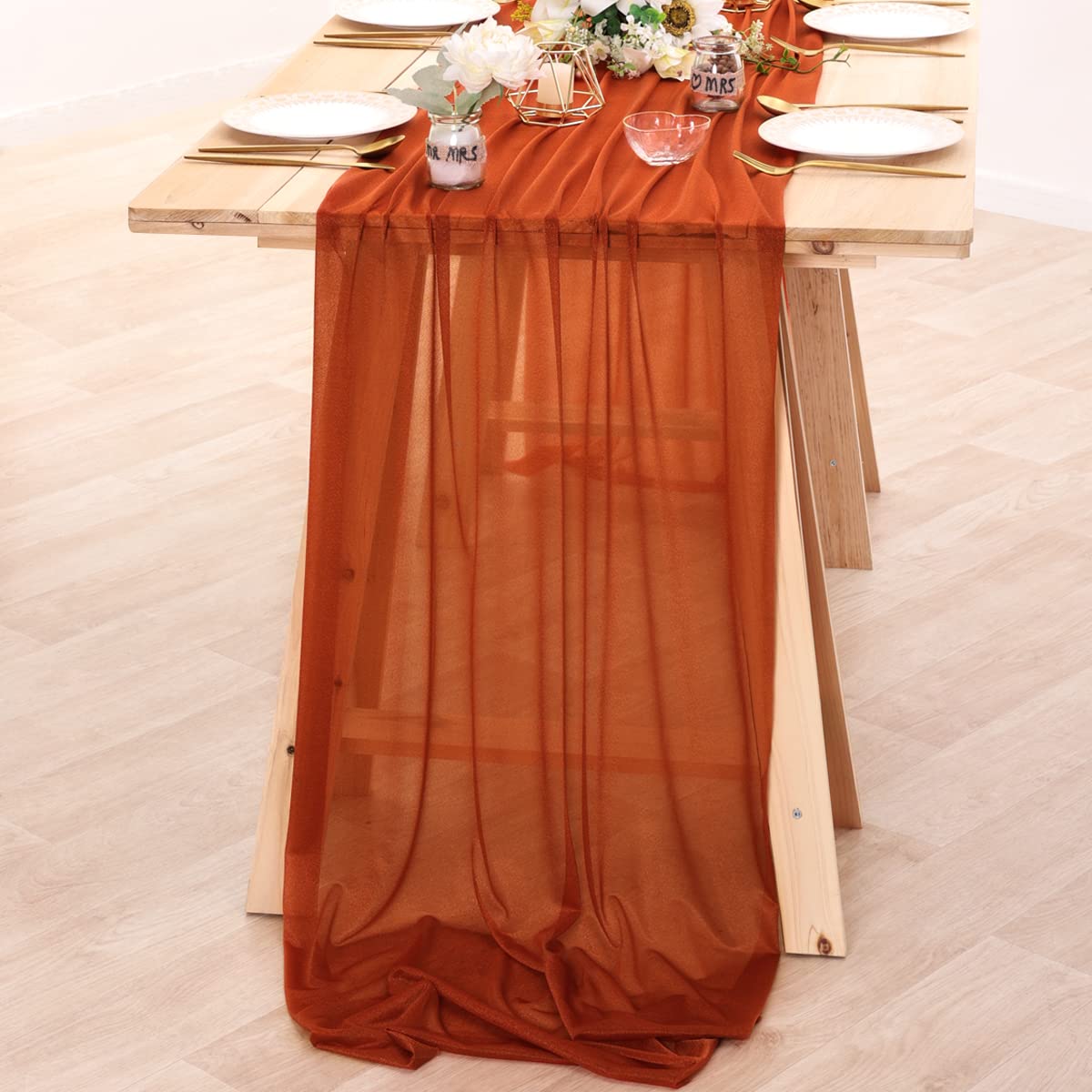 Chiffon Table Runner Nude Shee - Christmas Table Runner review and price