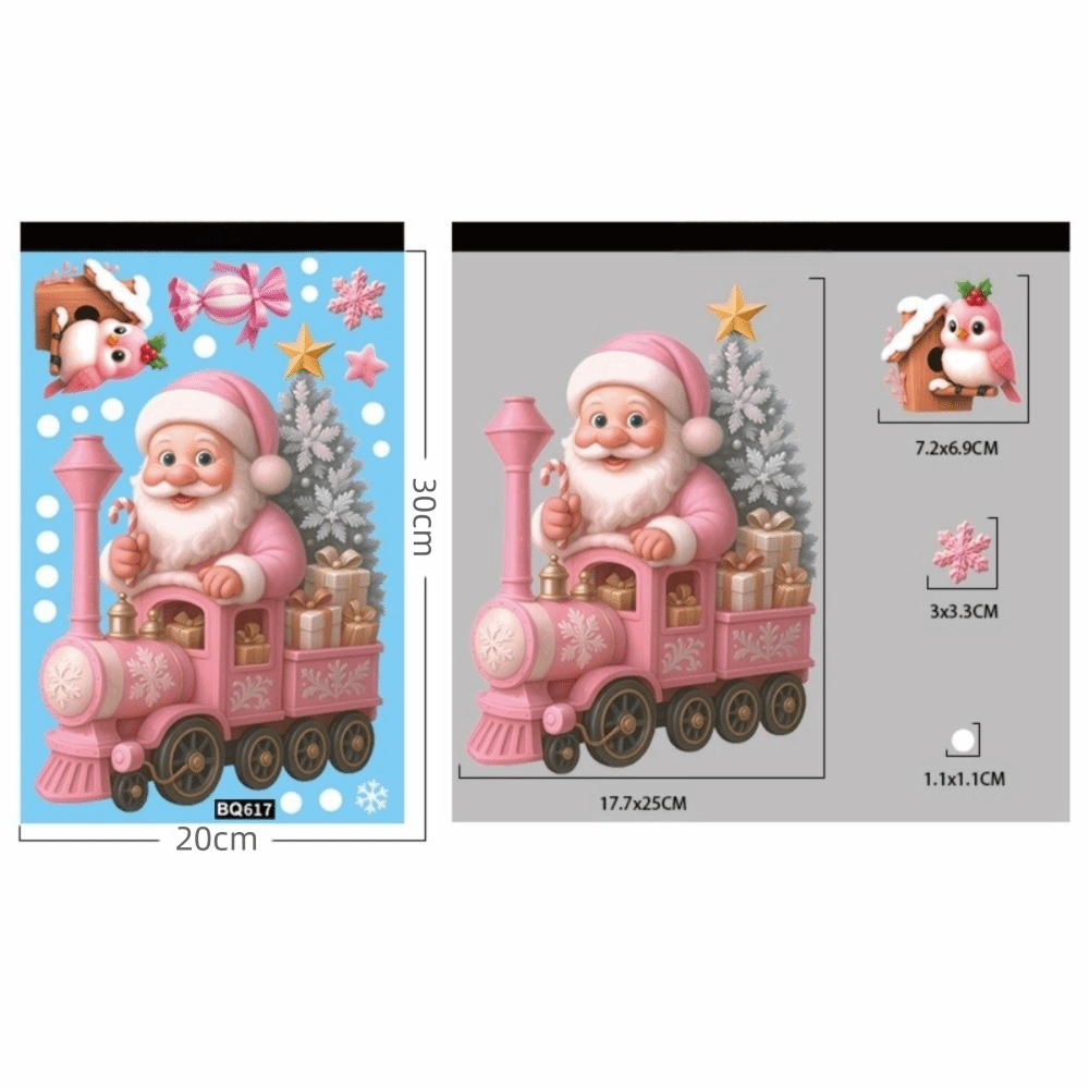 Cartoon PVC Window Stickers Sn - Snowflake Window Decal review and price