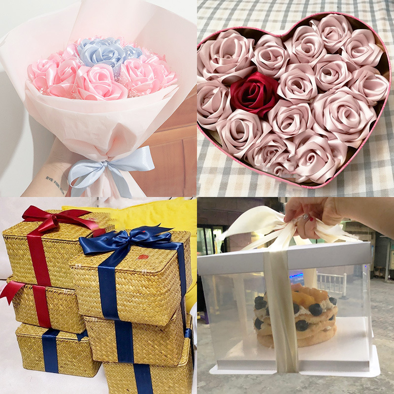 1Roll Satin Ribbon 4cm 25Yards - Ribbon Bow Gift review and price