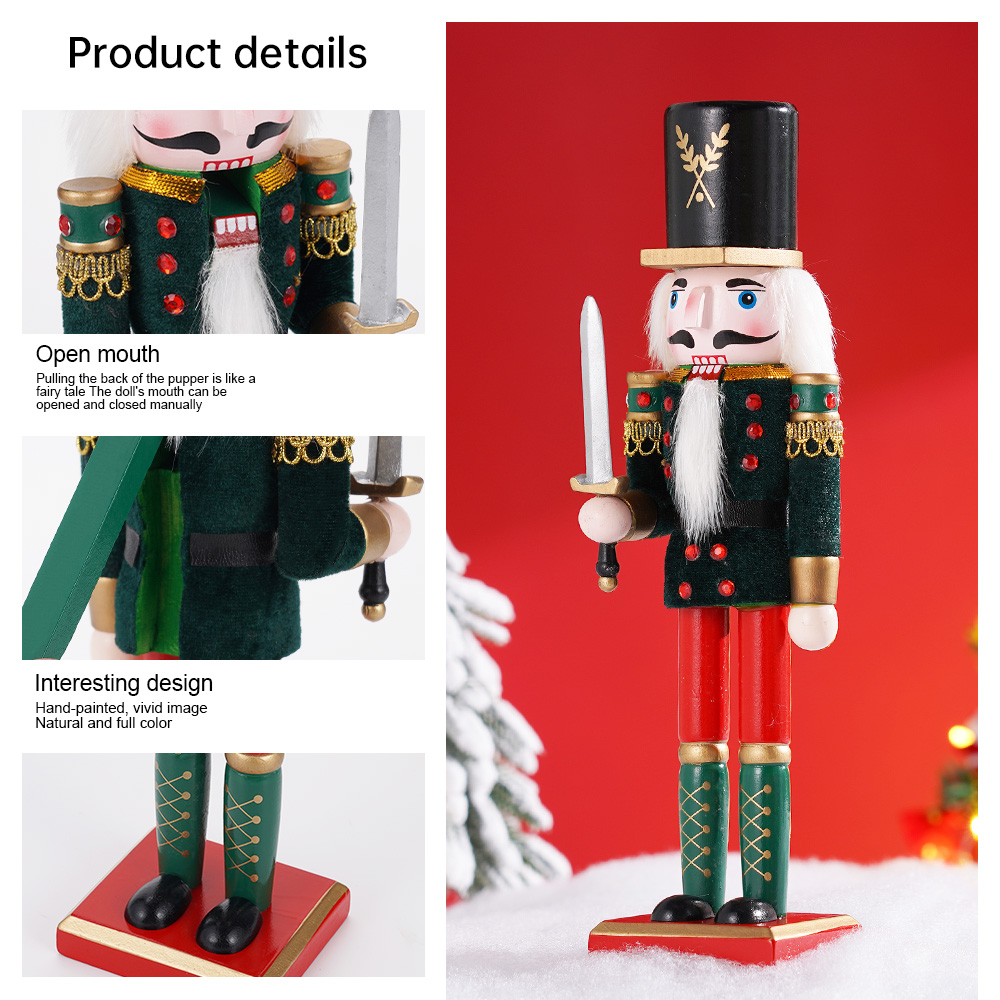 30cm Christmas Nutcracker Wood - Nutcracker Figurine review and price