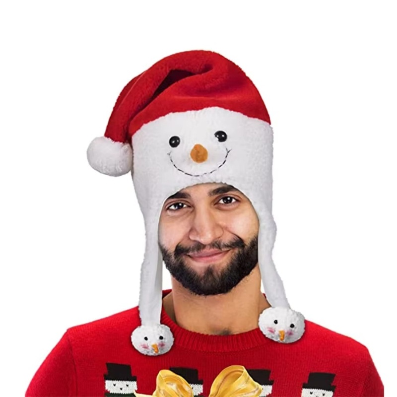 1pc Christmas Snowman Hat Plus - Santa Hat Plush review and price