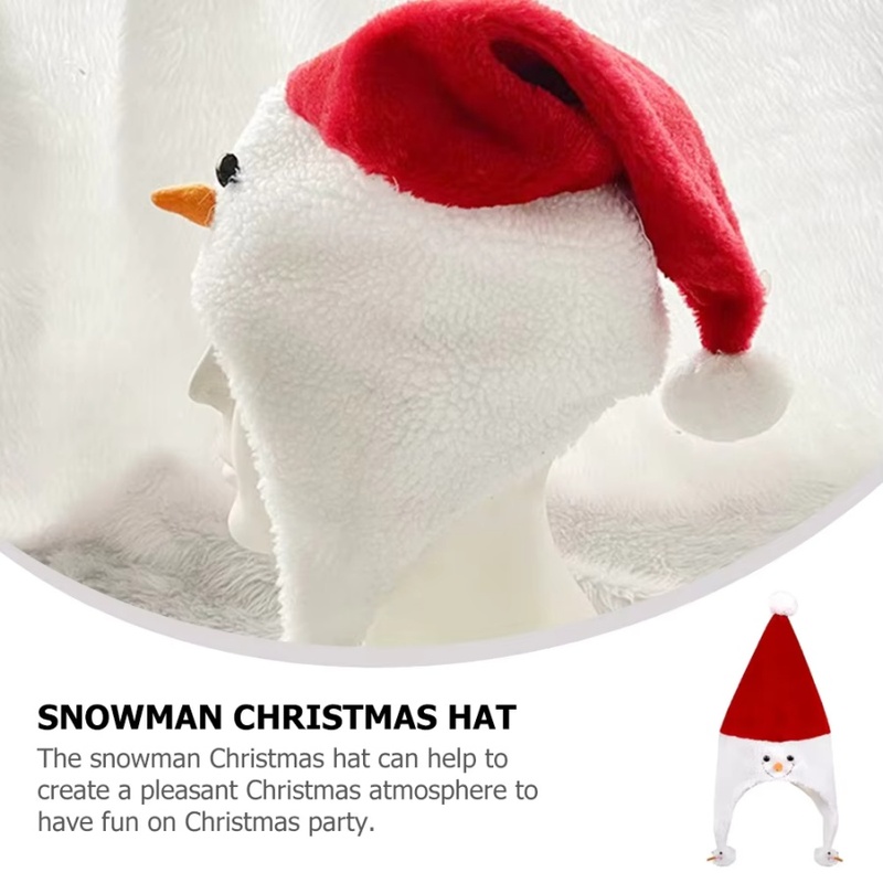 1pc Christmas Snowman Hat Plus - Santa Hat Plush review and price