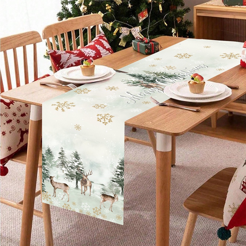 Christmas Table Runner Merry C - Christmas Table Runner review and price