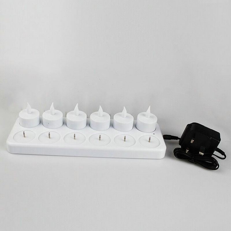 Set of 12 Rechargeable LED Can - Holiday Candle Set review and price