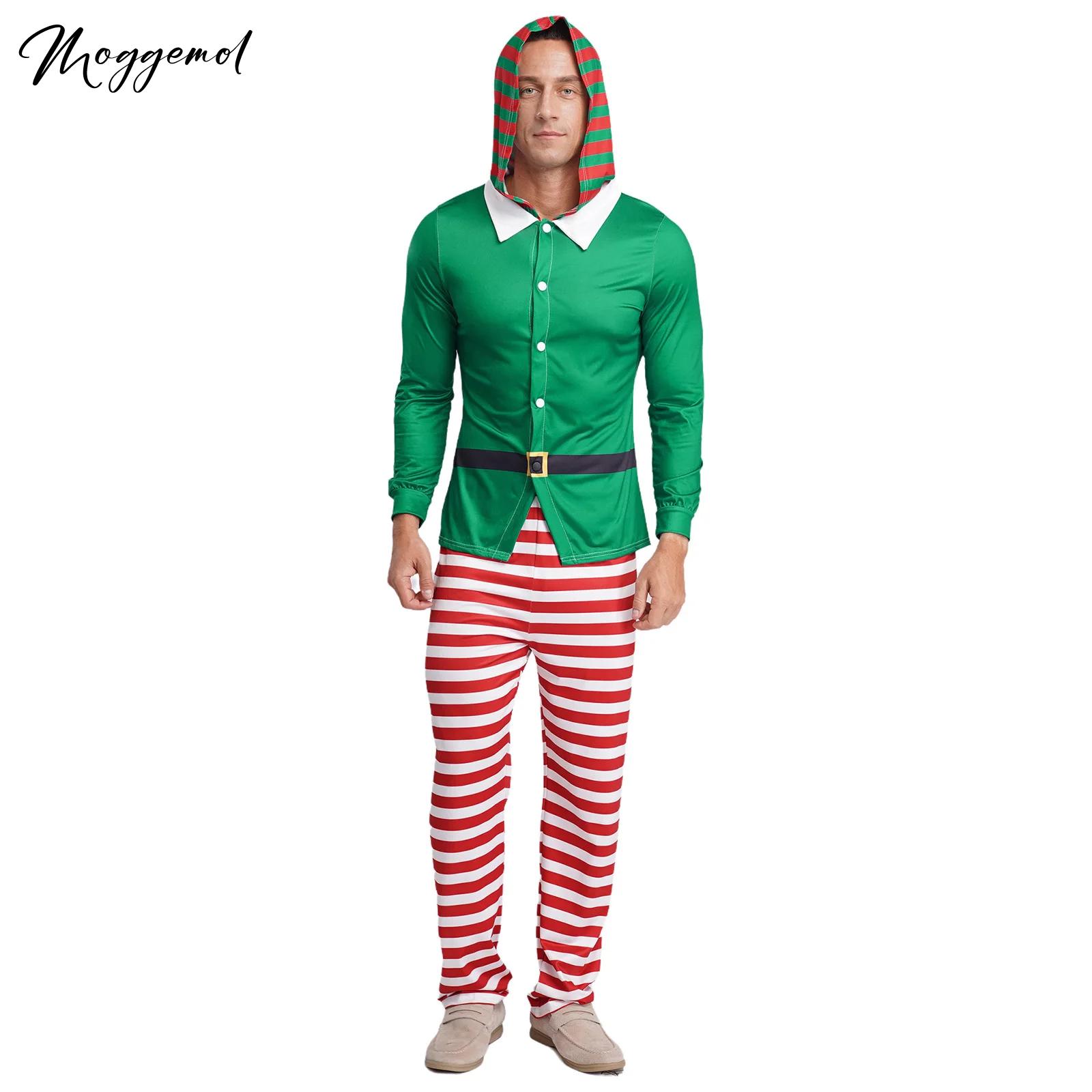 Mens Christmas Elf Pajamas Par - Elf Costume Christmas review and price