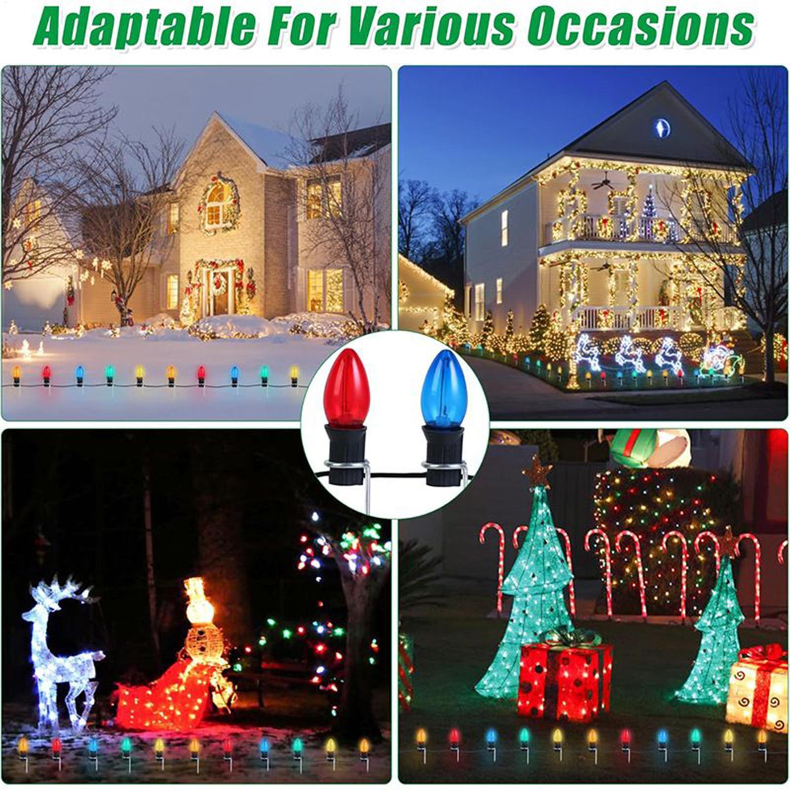 Christmas Light Stakes For Yar - Christmas Lights Outdoor review and price