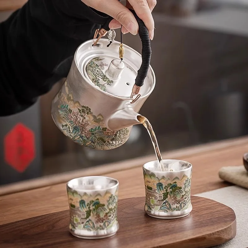 Z30- Liu Yin one pot two cups  - Gift Box Wrap Set review and price