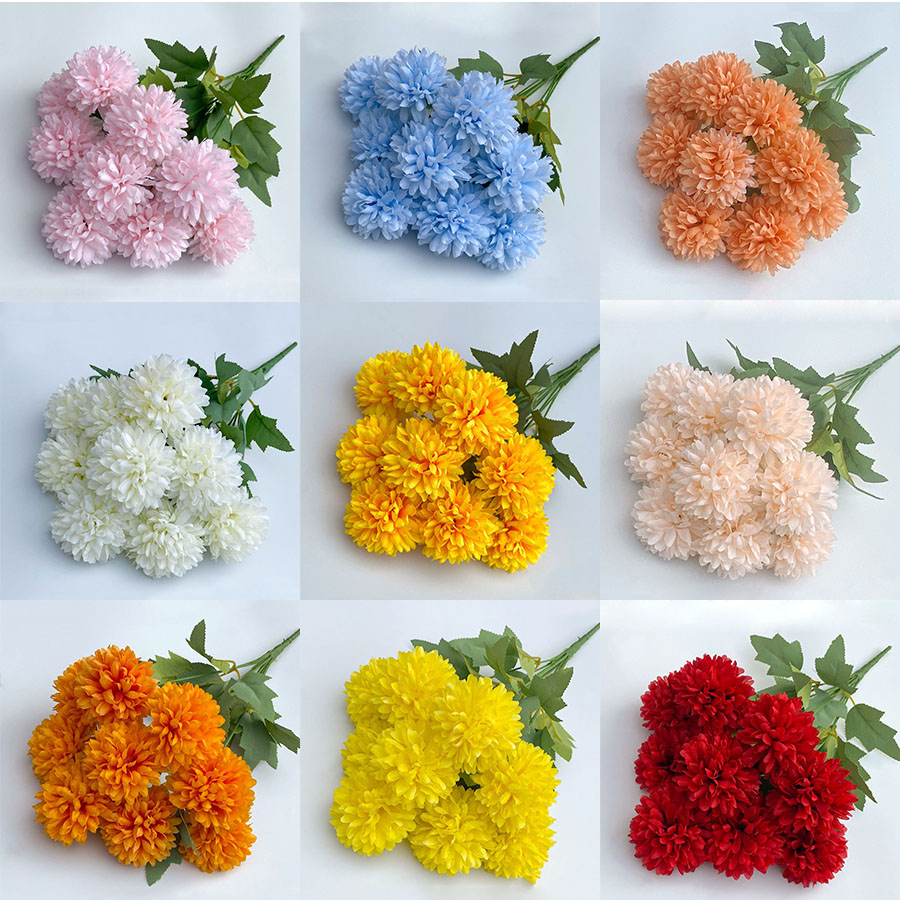 Artificial Flower Bouquet Chry - Christmas Wreath Fake review and price
