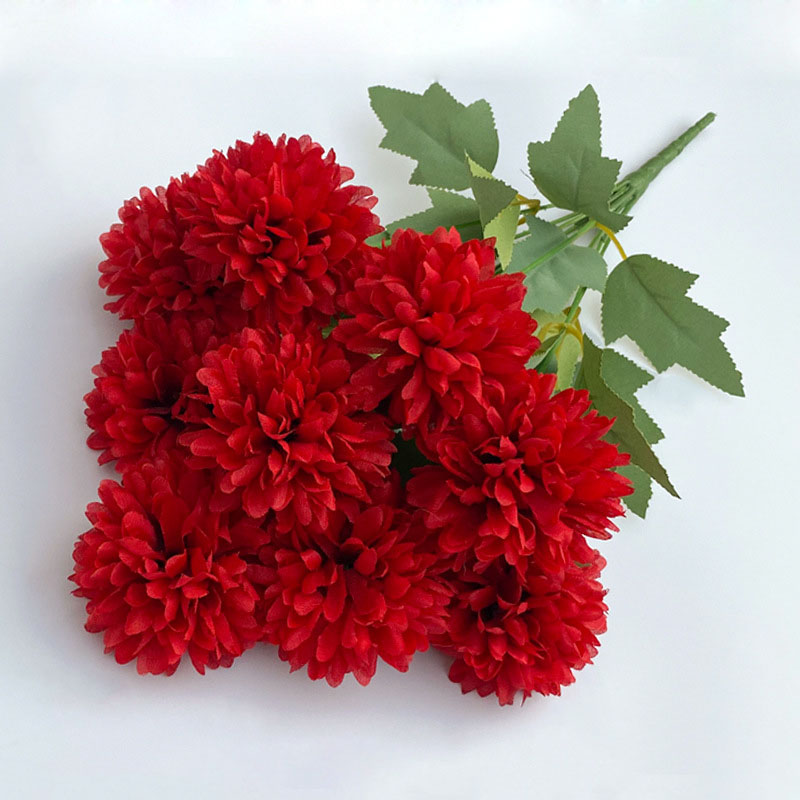 Artificial Flower Bouquet Chry - Christmas Wreath Fake review and price