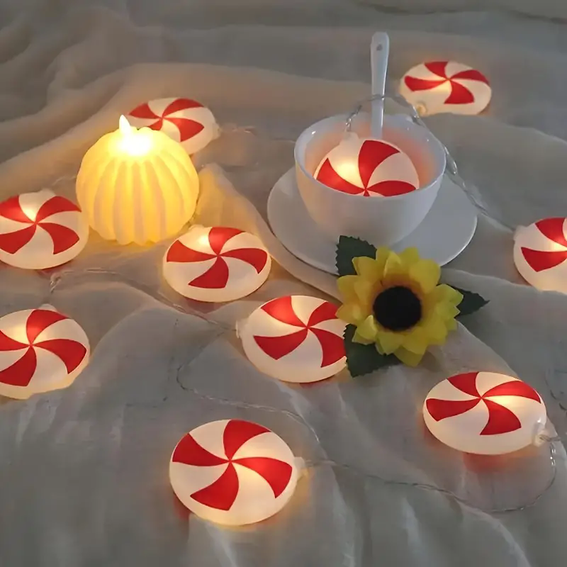 6m 40 LEDS Festive Candy Cane  - Led Fairy String Lights review and price