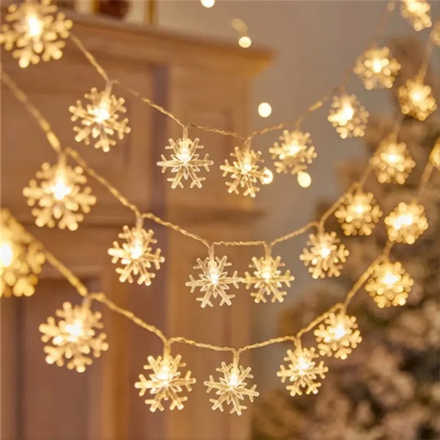10/20/40 LED Snowflake String  - Led Fairy String Lights review and price