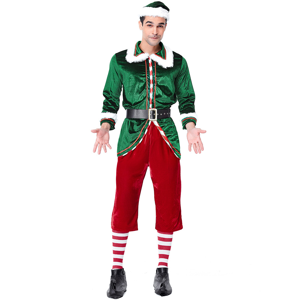 Santa Claus Costume Women Men  - Elf Costume Christmas review and price