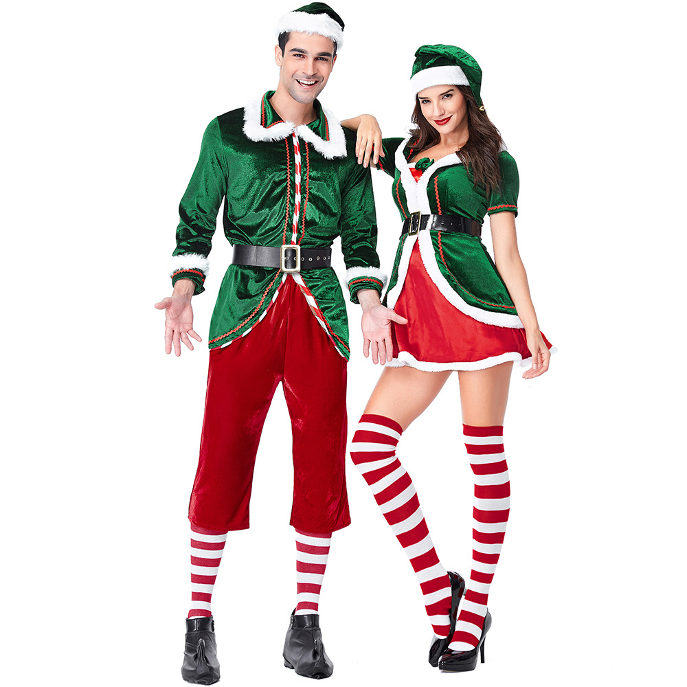 Santa Claus Costume Women Men  - Elf Costume Christmas review and price