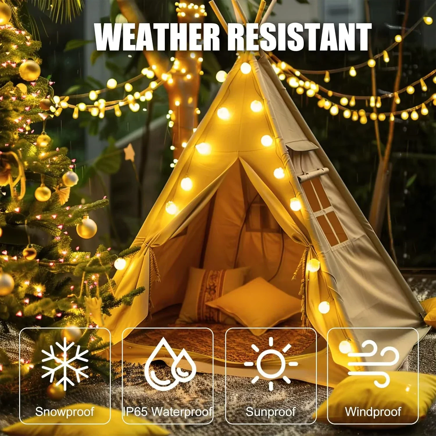 USB LED Ball String Lights 6M  - Led Fairy String Lights review and price