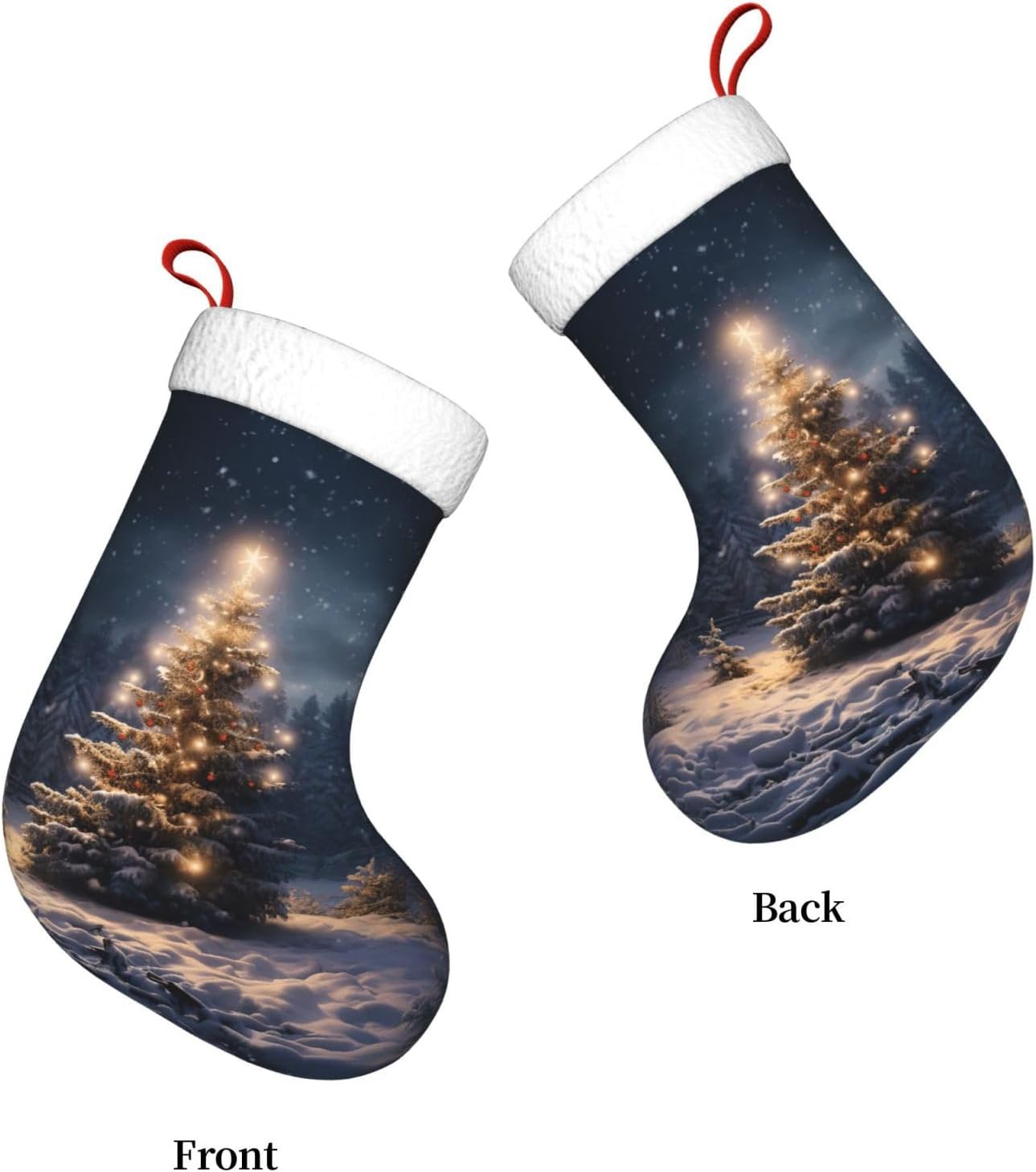 Christmas Tree Snow gift Stock - Christmas Stocking Hanging review and price