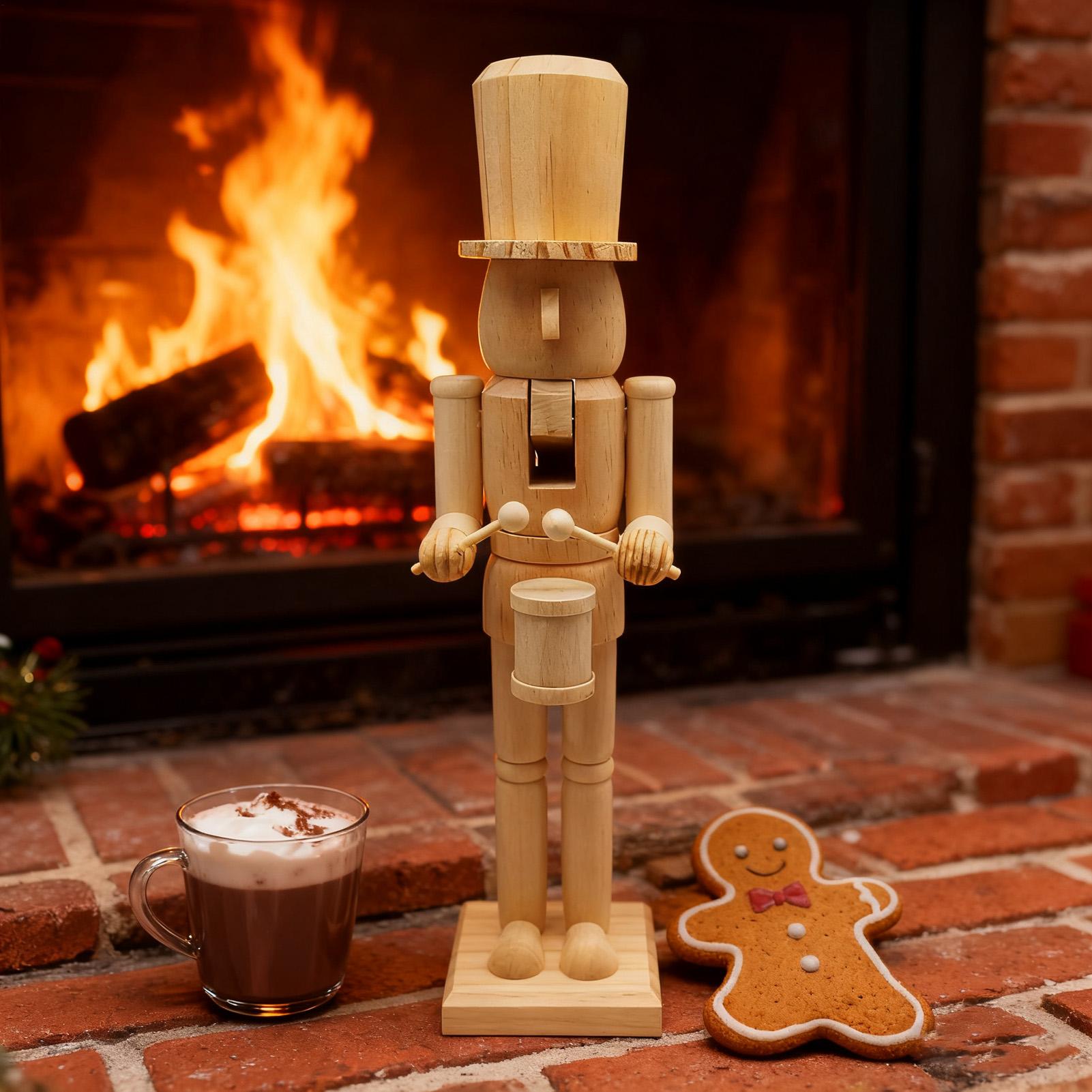 Nutcracker Decor 38cm Wooden F - Nutcracker Figurine review and price