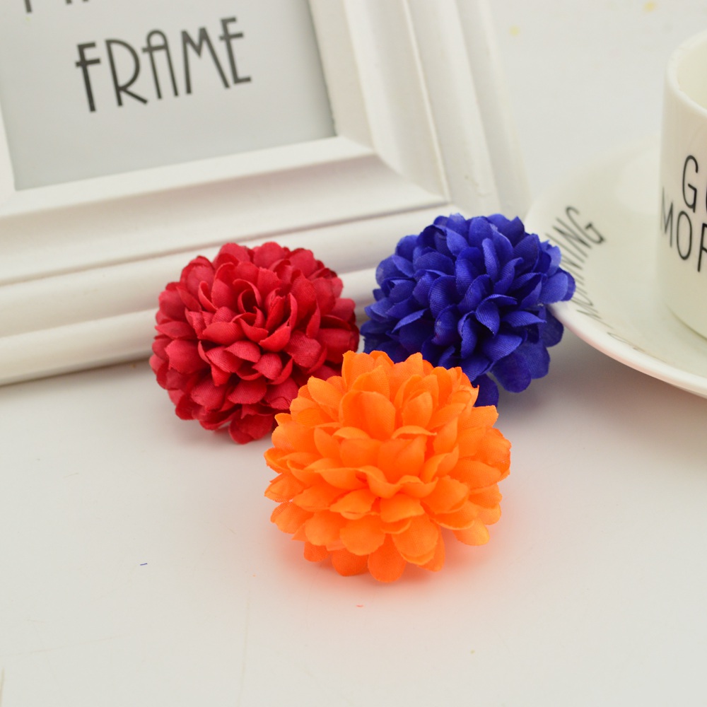 200PCS 5CM Silk Chrysanthemum  - Christmas Wreath Fake review and price