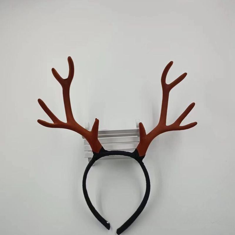 10pair 17cm Flocked Reindeer A - Reindeer Antlers Headband review and price