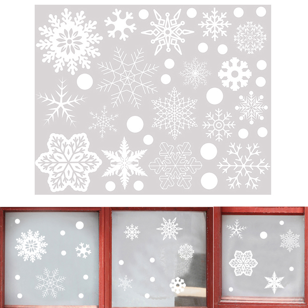 37PCS Gift Xmas Festival Suppl - Snowflake Window Decal review and price