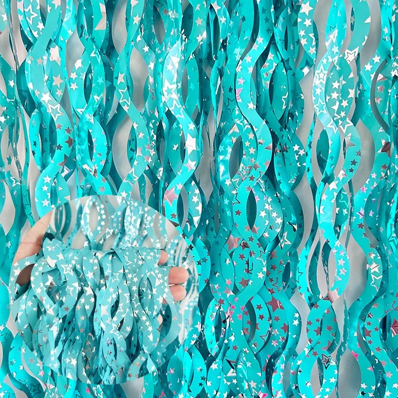 1X2M Star Colorful Rain Tinsel - Tinsel Garland Decoration review and price