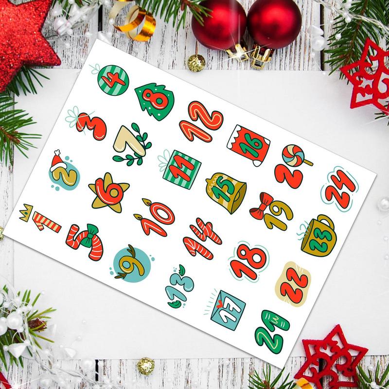 Merry Christmas Stickers Adven - Advent Calendar Gift review and price